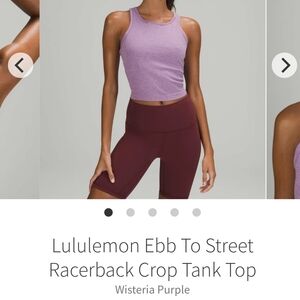 Ebb To Street Crop Wisteria Purple